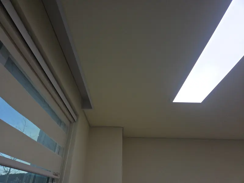 천장 점검용 PVC 600×600 점검구 시공 - 작업 전 천장 상태